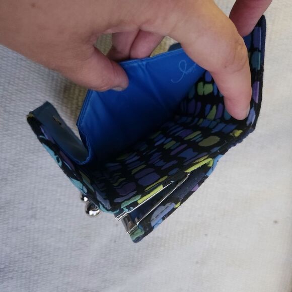Vera bradley indigo pop coin purse wallet combo - Picture 3 of 8